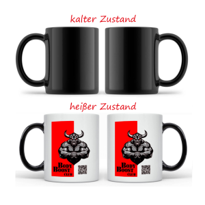 BodyBoost.club Magic Mug – Die Tasse mit Überraschungseffekt